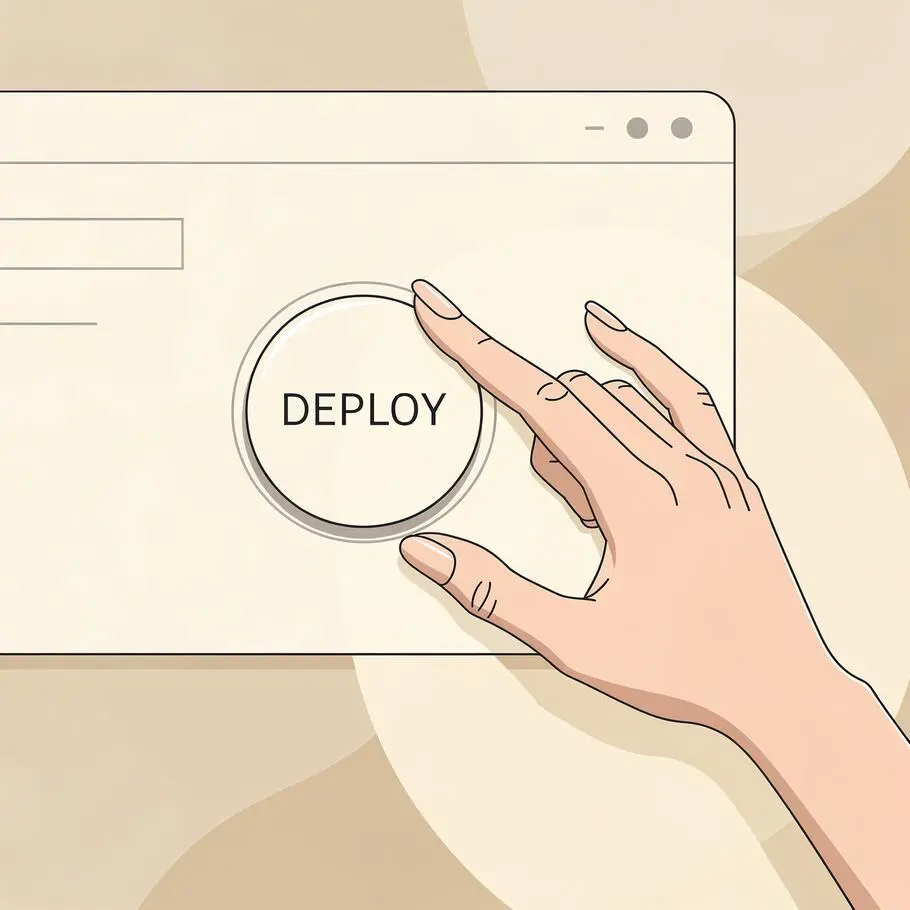 Нажатие кнопки Deploy